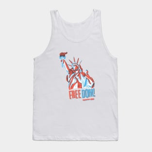 Liberty Freedom Typography Tank Top